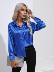 Selma | Satinbluse til damer