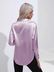 Selma | Satinbluse til damer