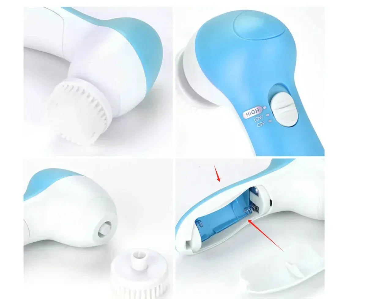 Freshsonic-5-in-1 gezichtsreinigings- en massagereedschappen-6