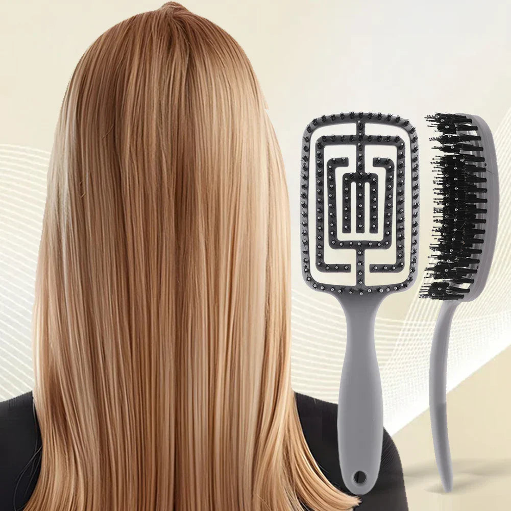 TangleFree - Nylon Borders Detangler -borstel voor gebogen styling-6