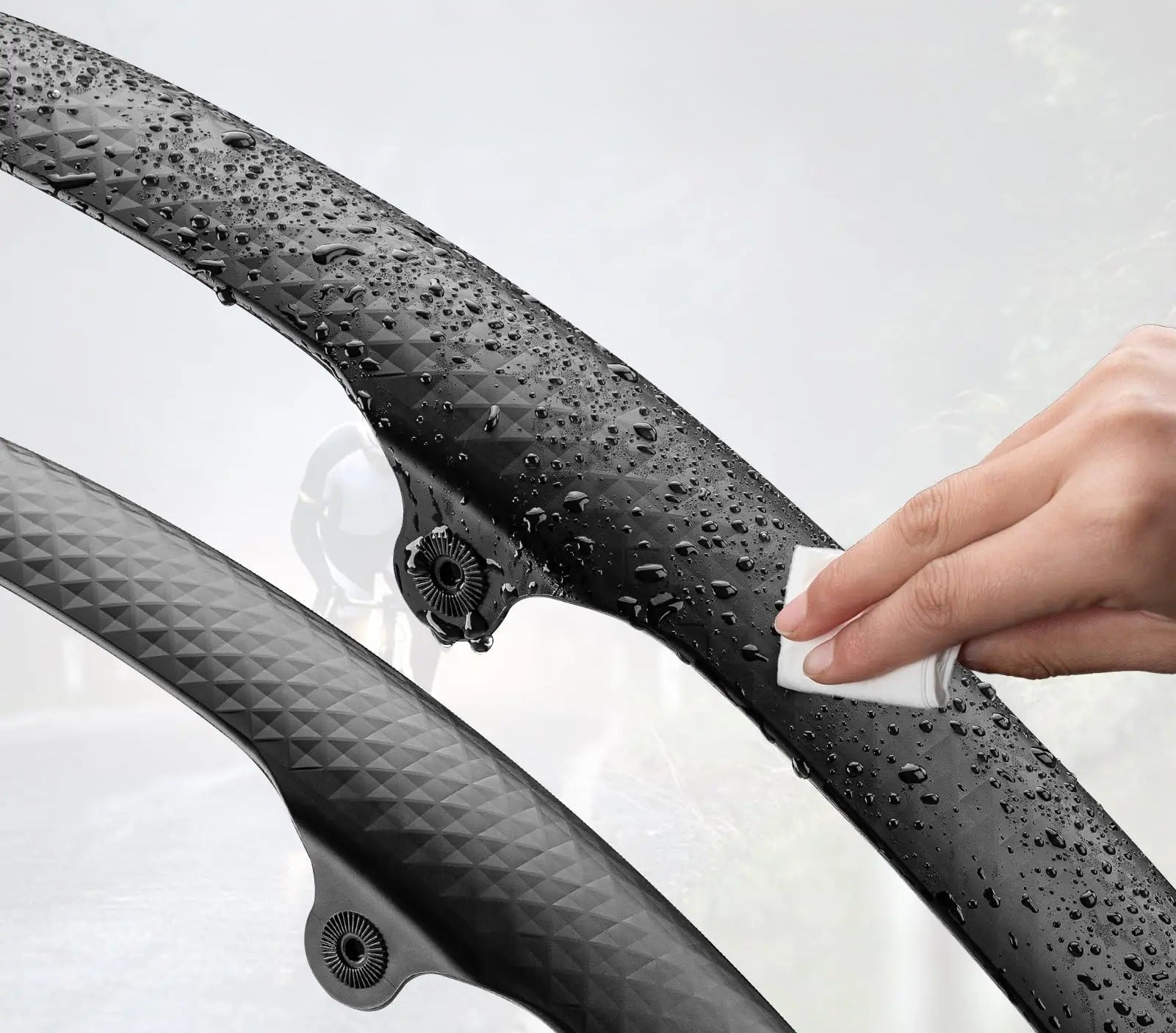 Skærm til landevejscykler og MTB – 700C vandtæt for- og bagside for renere og tørrere cykling i ethvert terræn 2