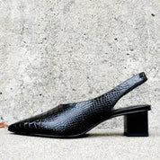 Naomi | Croco-stil Pumps – Øjeblikkelig Elegance