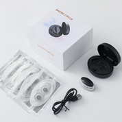 Smart magnetisk anti-snorken-enhed – EMS-søvnhjælp til nem vejrtrækning og lindring af apnø om natten (5 par) 3