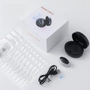 Smart magnetisk anti-snorken-enhed – EMS-søvnhjælp til nem vejrtrækning og lindring af apnø om natten (5 par) 6