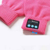 Smarte Bluetooth-berøringsskærmshandsker – Trådløse Bluetooth-kompatible højttalerhandsker med varmt stof, smarte vinterhandsker til udendørs brug til opkald, musik og berøringsskærm 3