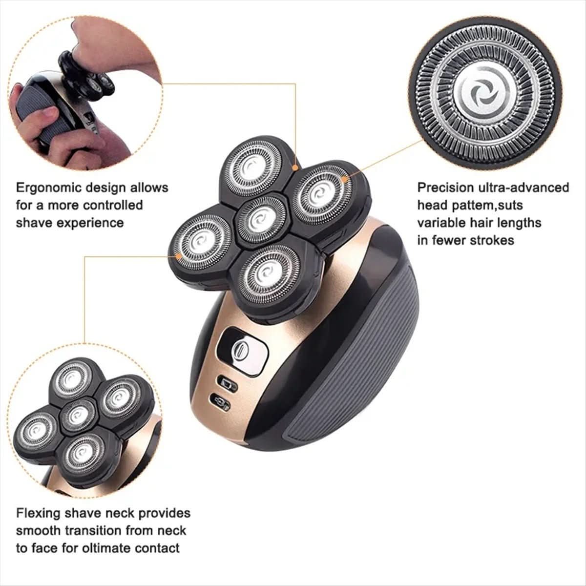 SmoothTrim | Multifunktionel elektrisk trimmer med flydende bladsystem 7