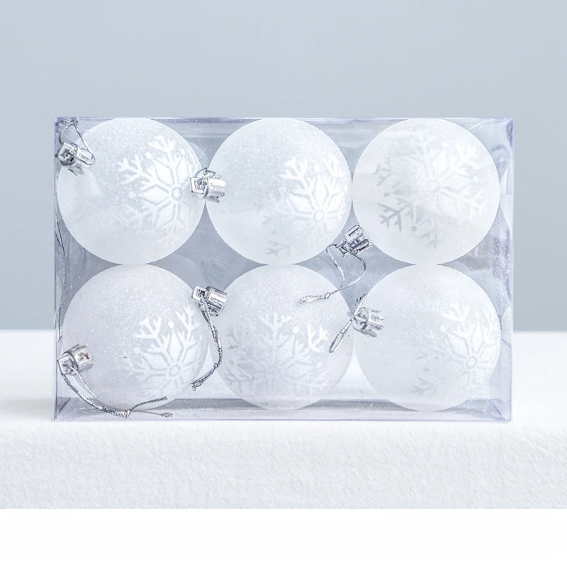 Snekuglekugler | Hængende julekuglepynt med glans 0