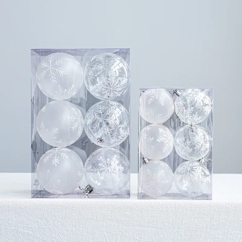 Snekuglekugler | Hængende julekuglepynt med glans 3