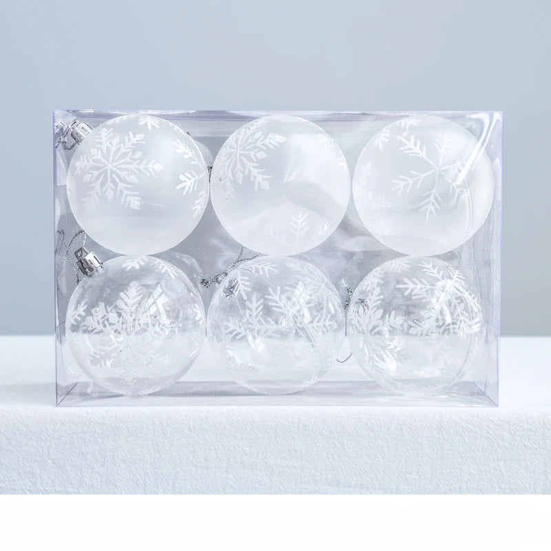 Snekuglekugler | Hængende julekuglepynt med glans 7