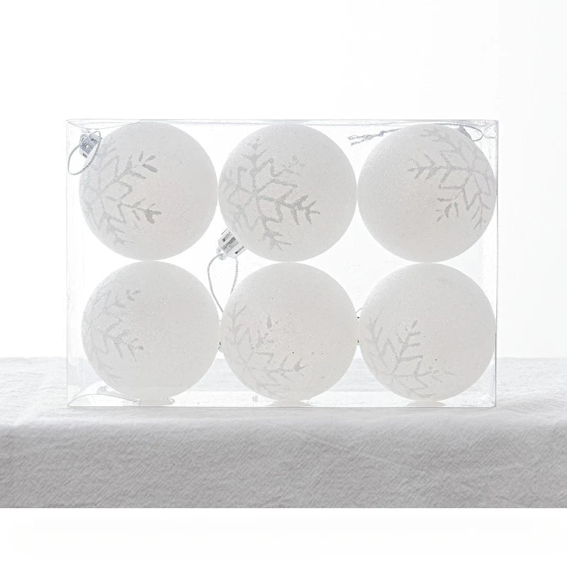 Snekuglekugler | Hængende julekuglepynt med glans 8