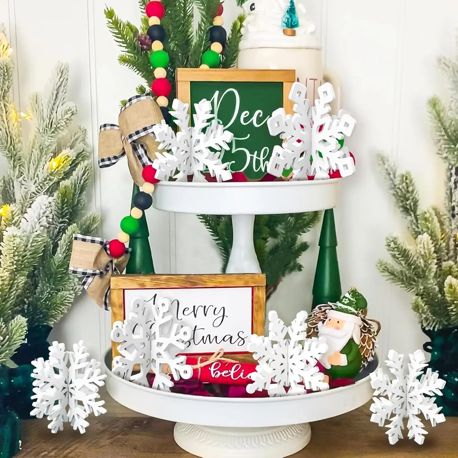 SnowGlow – LED-gardinlys til juledekoration 1