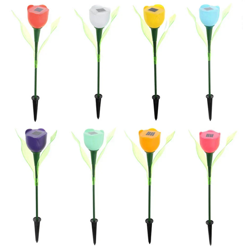 FloraGlow - Solenergi Tulipanblomst Belysning til Udendørs Dekoration