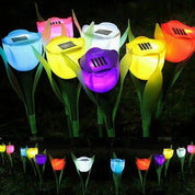 FloraGlow - Solenergi Tulipanblomst Belysning til Udendørs Dekoration