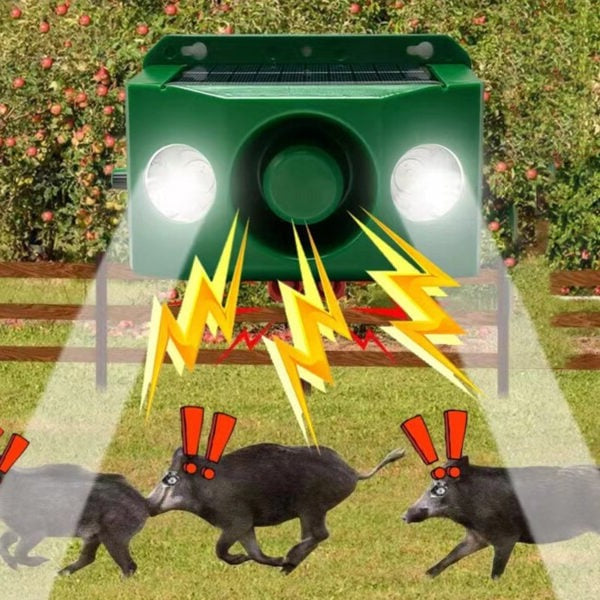 Solar advarselslamper til dyreafvisende formål 0