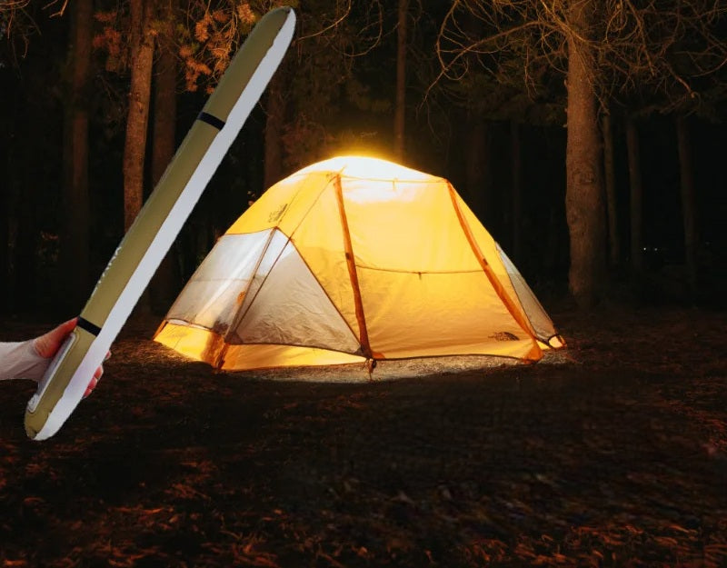 Solcelledrevet campinglampe – Bærbar, foldbar 2000mAh oppustelig teltlampe, IPX7 vandtæt til pool, fest og udendørs eventyraftener 1