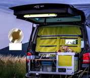 Solcelledrevet campinglampe – Bærbar, foldbar 2000mAh oppustelig teltlampe, IPX7 vandtæt til pool, fest og udendørs eventyraftener 5