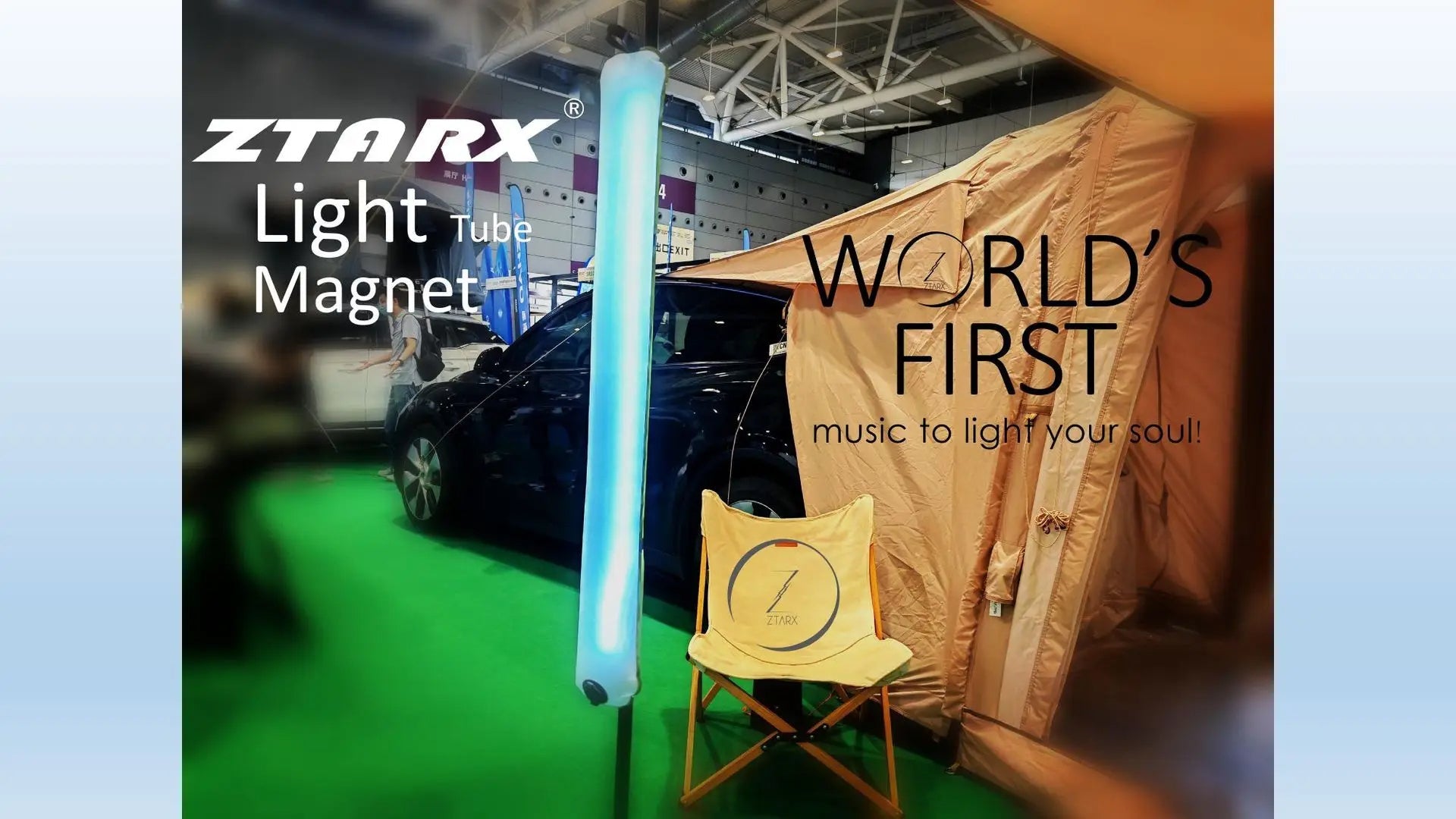 Solcelledrevet campinglampe – Bærbar, foldbar 2000mAh oppustelig teltlampe, IPX7 vandtæt til pool, fest og udendørs eventyraftener 7