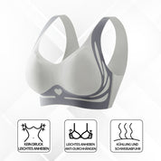 Sømløs komfortløfte-bh – ergonomisk støtte uden bøjle 10