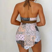Sophie | Stilfuld Bandana Print Badetøj Cover-Up