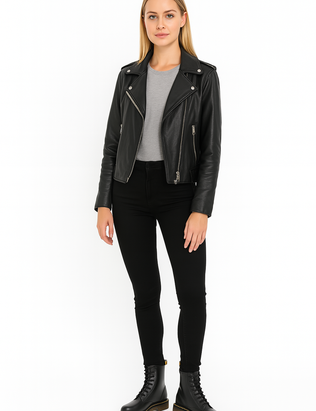 Sophie | Elegante sorte støvler med mellemhøj læg til kvinder 1