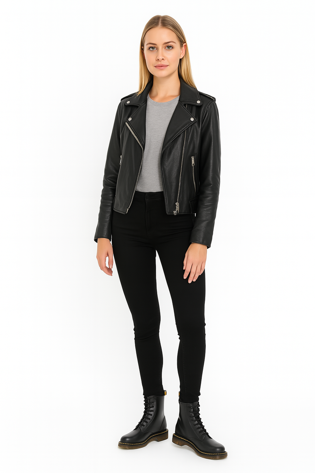 Sophie | Elegante sorte støvler med mellemhøj læg til kvinder 1