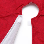 Sort og rød ternet juletræsnederdel med kant 2