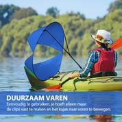 SpeedSail Foldbart Kajaksejl – Effektivt og Nemt at Bruge 1