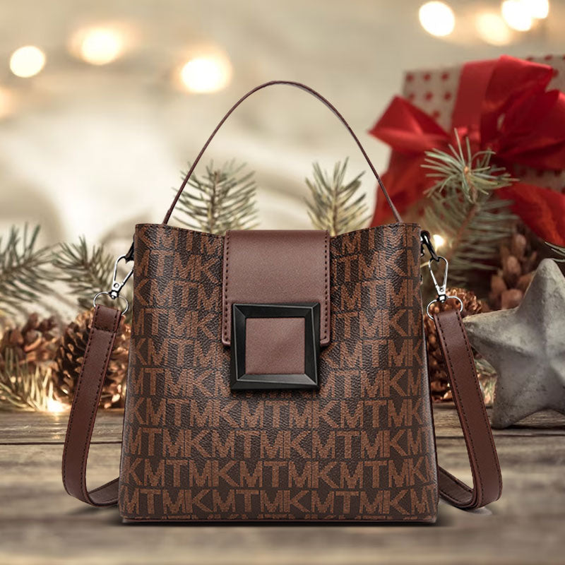 Stilfuld buckettaske til kvinder med alsidig PULining 8