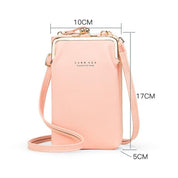 Stilfuld crossbody-telefontaske til kvinder i slidstærkt PU-læder 7