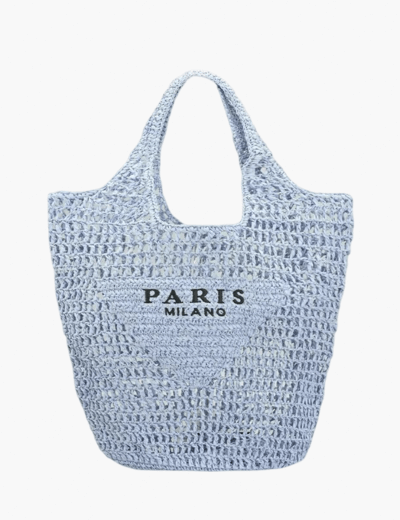 Stilfuld strandtaske til kvinder, håndlavet med strå og boho-design 4