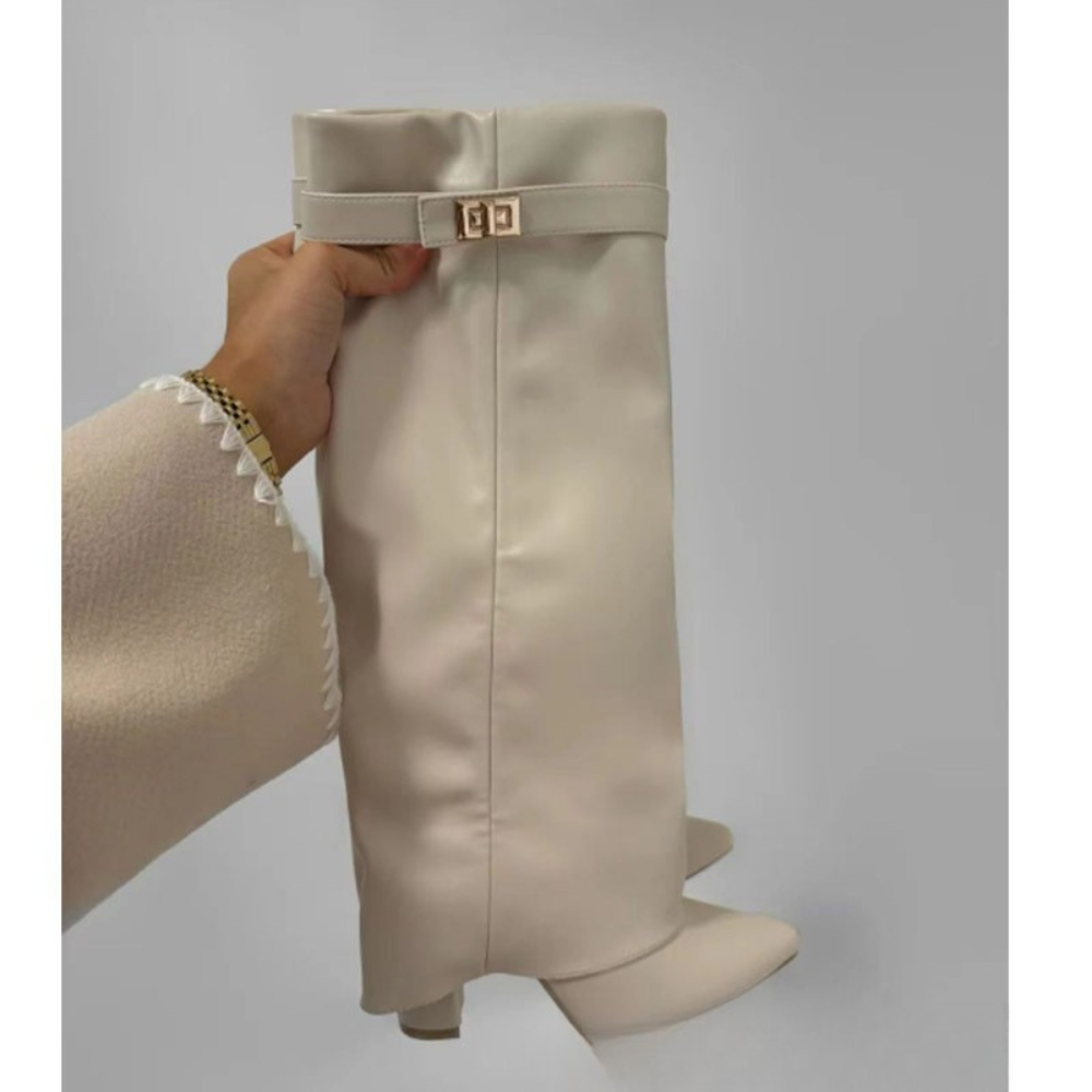 Stilfulde sorte støvler til hverdagskomfort – Alsidige fodtøj i syntetisk læder 1