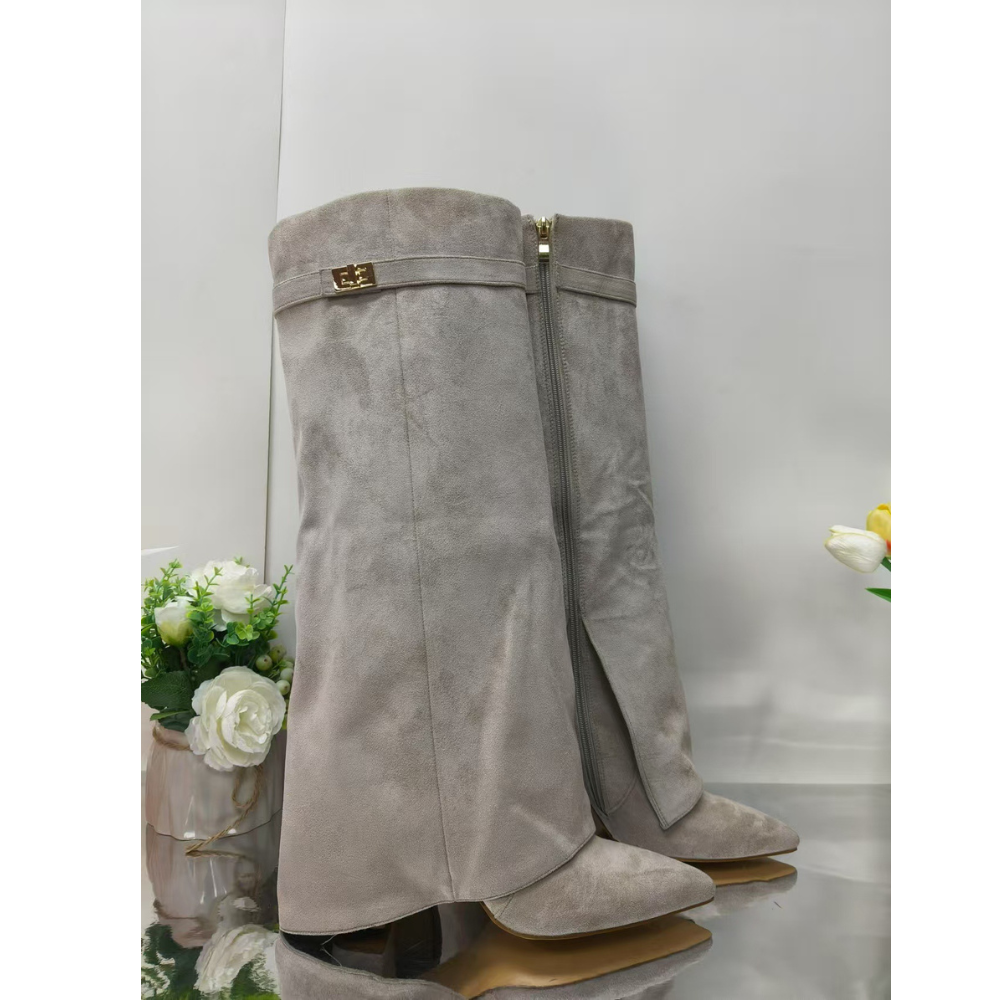 Stilfulde sorte støvler til hverdagskomfort – Alsidige fodtøj i syntetisk læder 3