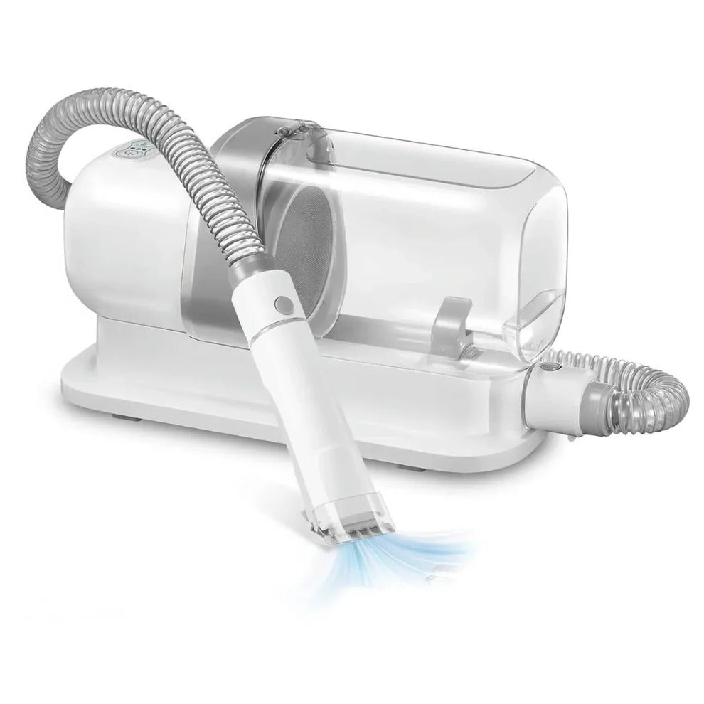 Støjsvag hundetrimmer med komplet kæledyrshårklipper og børstesæt | Stor kapacitet på 77,7 oz 0