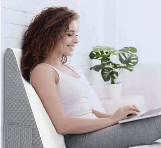 Stor trekantet kilepude | Justerbar skumpude til sure opstød, rygsmerter og genoptræning efter operation 1