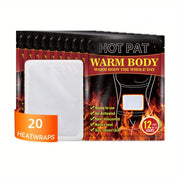 Store håndvarmere – 20 stk. langtidsholdbare, selvklæbende varmepakker giver øjeblikkelig varme til hænder, udendørssport og vinterkulde. 1