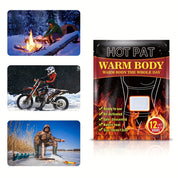 Store håndvarmere – 20 stk. langtidsholdbare, selvklæbende varmepakker giver øjeblikkelig varme til hænder, udendørssport og vinterkulde. 3