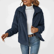 Charlotte | Luxe Lang Fleece Jakke til Vinterdage