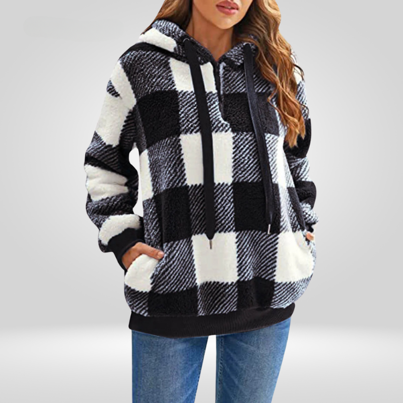 Livy | Efterårs Fleece Vest med Lynlås