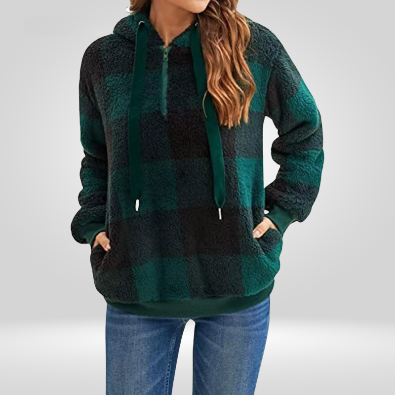 Livy | Efterårs Fleece Vest med Lynlås