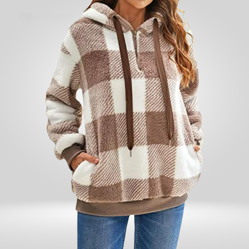Livy | Efterårs Fleece Vest med Lynlås
