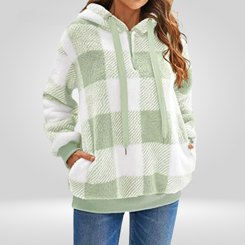 Livy | Efterårs Fleece Vest med Lynlås