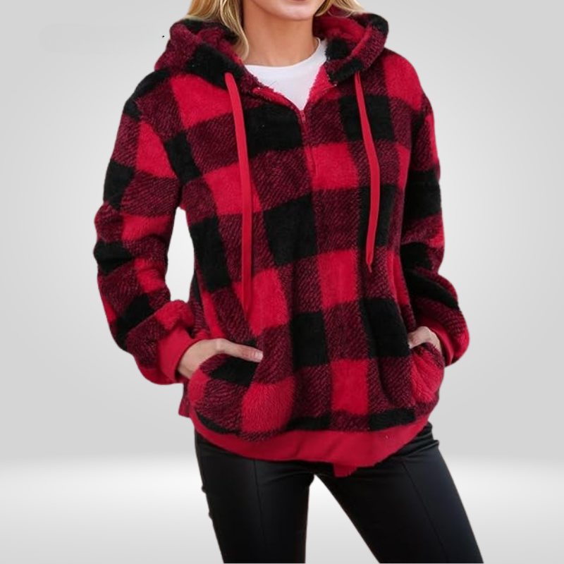 Livy | Efterårs Fleece Vest med Lynlås