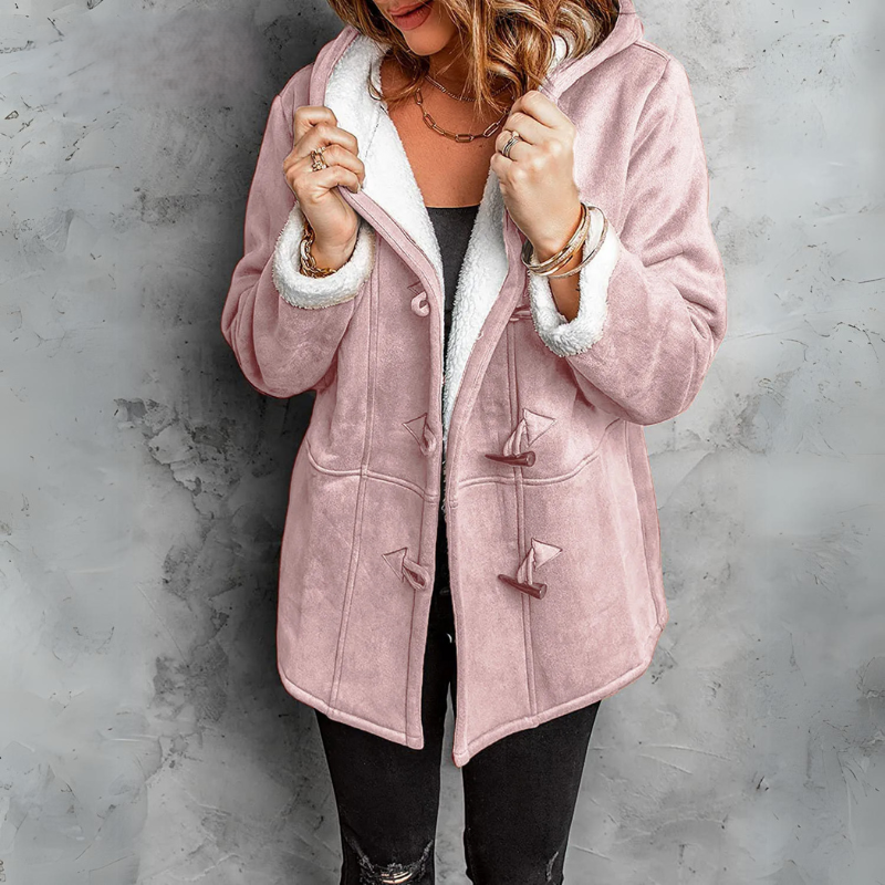 Amalie | Elegant Damejakke med Varme Knapper