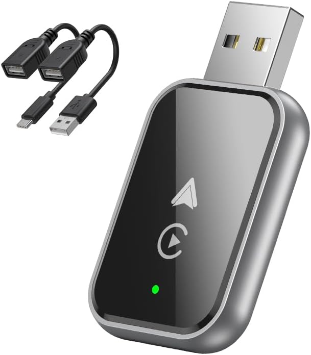 Trådløs CarPlay-adapter – Mini USB og USB-C-konverter fra kablet til trådløs forbindelse 5