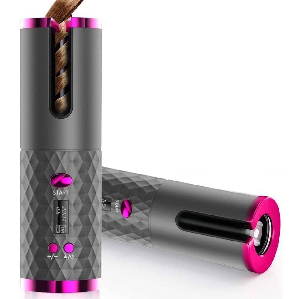 Trådløs turmalin keramisk tønde automatisk hårkrøller 3