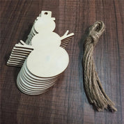 Træ juletræshængende vedhæng sæt 13