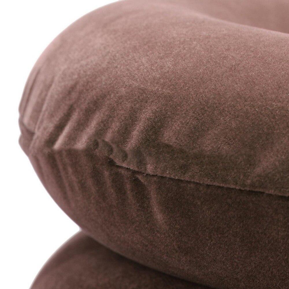 Tre lags oppustelig nakkestøttepude med trækkraft 3