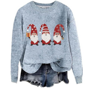 Trui met lange mouwen en ronde hals voor dames | Warm 6