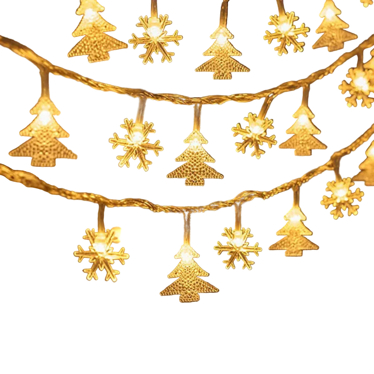 TwinkleStar – Varme LED-lyskæder til juletræspynt 0