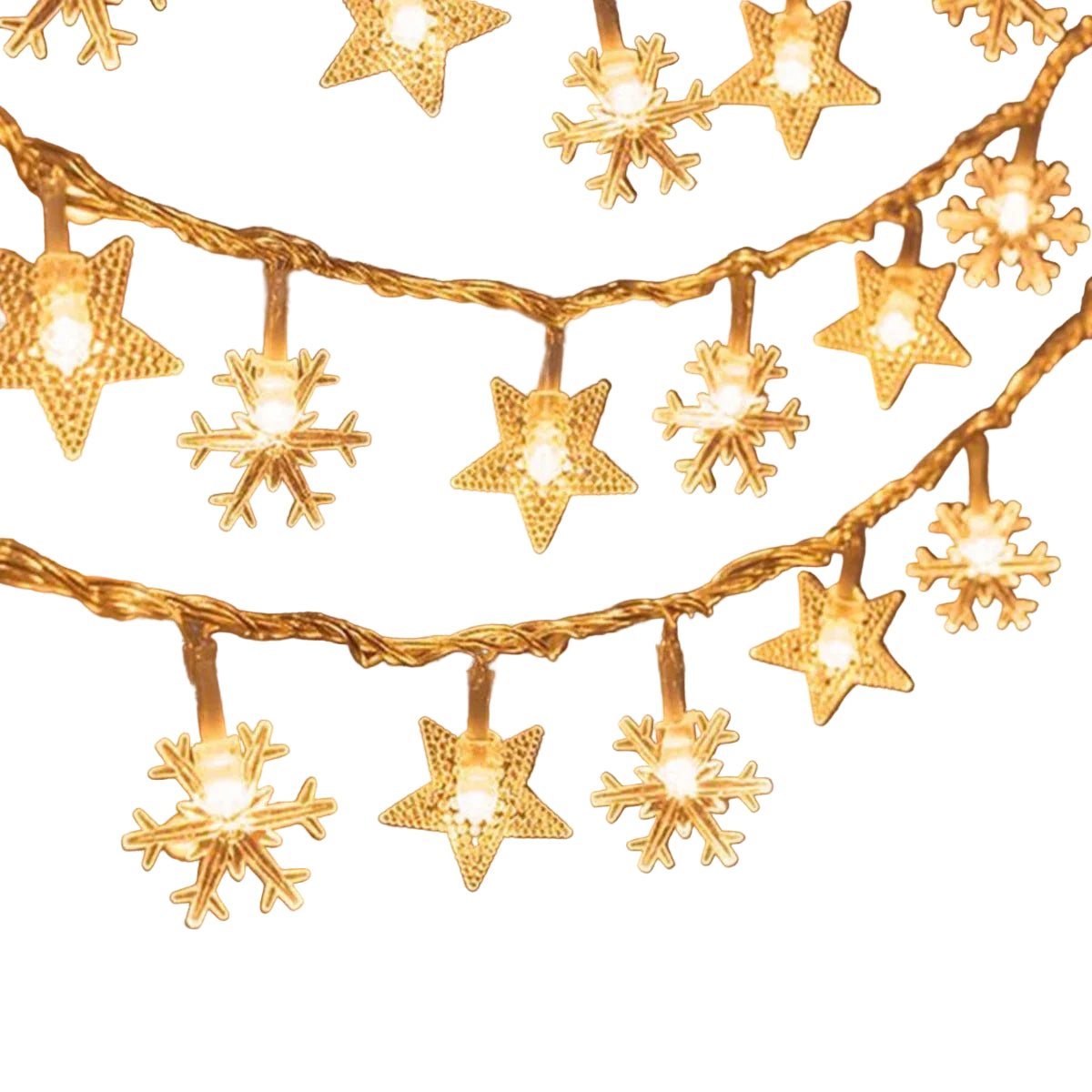 TwinkleStar – Varme LED-lyskæder til juletræspynt 3